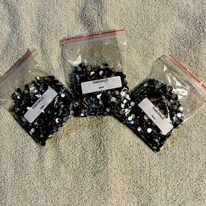 Emerald Green 5mm Rhinestones